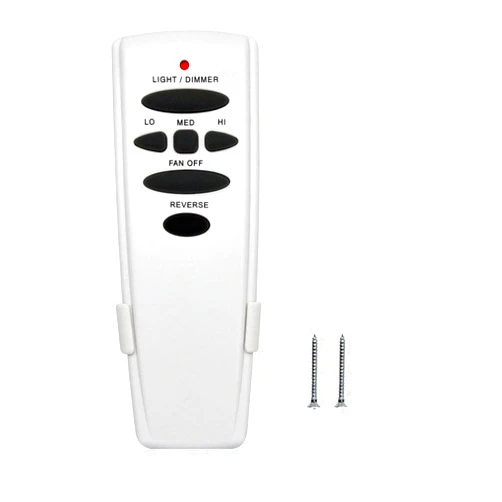 Breeze Bay UC7078T Ceiling Fan Remote Control Replacement of Hampton Bay UC7078T Fan-HD CHQ7078T UC7078TR UC7078TUDL RR7078TR L3H2003FANHD, with Reverse, (2.16 * 1.18 * 5.6, White)