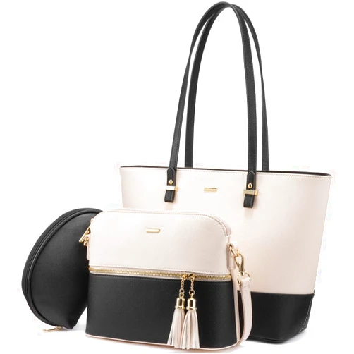 LOVEVOOK Handbags for Women Shoulder Bags Tote Satchel Hobo 3pcs Purse Set