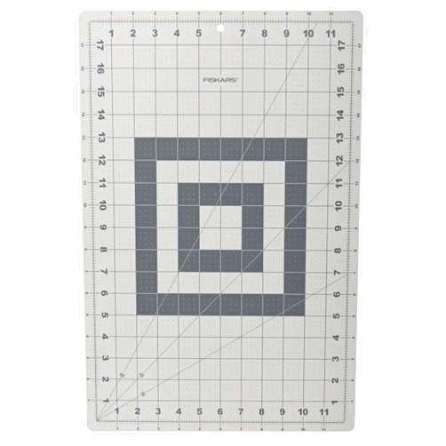 Fiskars 12x18 Inch Cutting Mat (12-83707097J) , Gray
