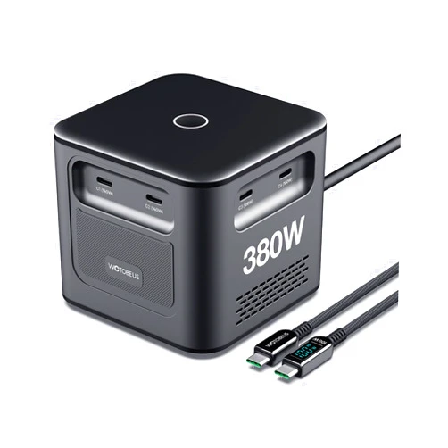 WOTOBEUS USB C Charging Station, 380W 8-Port (6C+2A) GaN Type C Charger Block, PD3.1/140W PD3.0/100W PPS45W USB-C Super Fast Laptops Desktop Charger, Fit for iPhone 16 15 iPad MacBook Pro Galaxy S24
