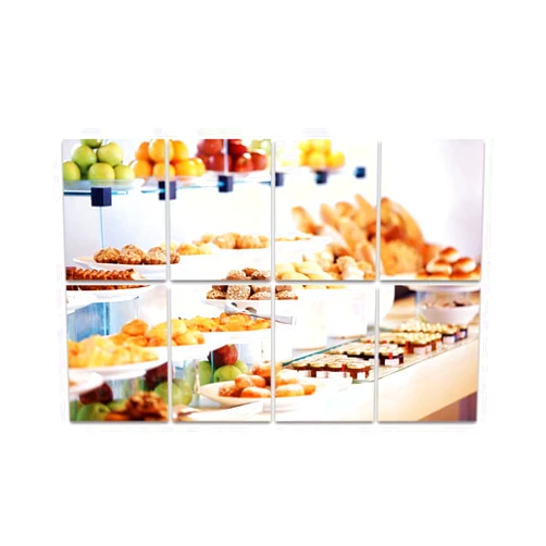 DQWIJAKX91 Art Acoustic Panels, Breakfast Buffet Hotel Dessert Sweet Food Food Collection Preserves Acoustical Soundproof Wall Panel with Self-Adhesive Decorative Sound Absorbing Panel Acoustic Treatment