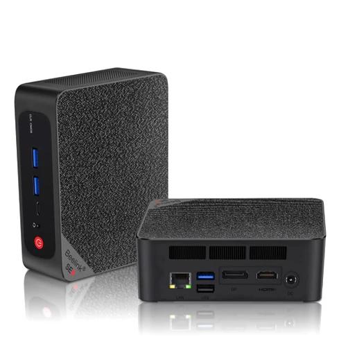 Beelink Mini PC SER5 MAX,AMD Ryzen 7 5800H(8C/16T,up to 4.4 GHz),Mini Computer 32GB DDR4 RAM 500GB,M.2 SSD Graphics 8 core 2000 MHz,Wifi6/BT5.2/HDMI+DP+Type-C,Support Three-Screen Display