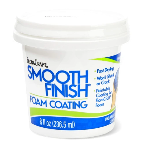FloraCraft Smooth Finish Paintable Foam Coating 8 Ounce