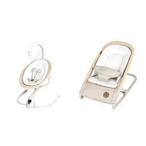 Maxi-Cosi Cassia Swing & Kori 2-in-1 Rocker Bundle, Classic Oat