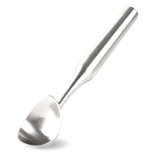 OYV Stainless Steel Ice Cream Scoop, Ergonomically Designed Handle for Comfort, Heavy Duty Ice Cream Scooper, One-Piece Design Ice Cream Scoops, Dishwasher Safe.