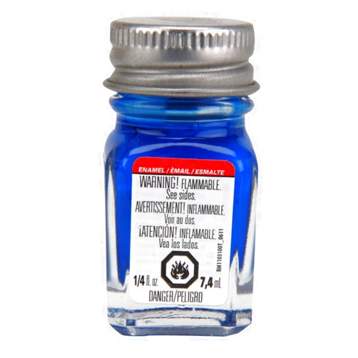 Testors Enamel Paint Open Stock .25oz-Blue Fluorescent