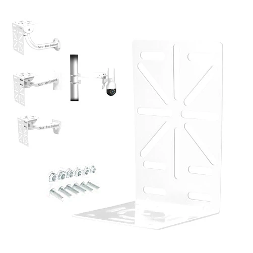 CTXSumTec L-Shape Dome Security Camera Wall Bracket,Universal Wall Ceiling Mount Bracket Adapter Mount Extension Support for CCTV Surveillance Hikvision Dome Camera (L Mount Adapter)