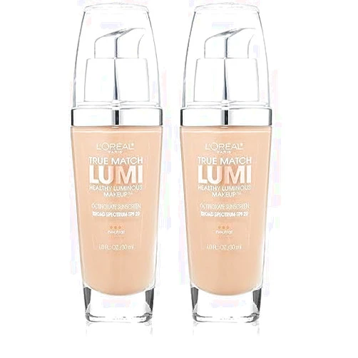 L'Oreal Paris L'Oréal Paris True Match Lumi Healthy Luminous Makeup, N5 True Beige, 1 fl; oz. (Pack of 2)