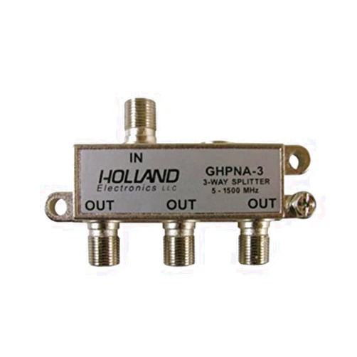 Holland Electronics Splitter IPTV RF Broadband 3-Way HomePNA Tested & Certified for applications on U-Verse Networks