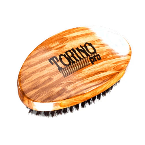 TORINO PRO WAVE BRUSHES BY BRUSH KING Torino Pro Wave Brush #710 By Brush King - Medium Soft Curve 360 Waves Palm Brush
