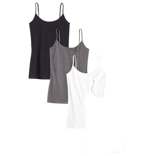 Amazon Essentials Women's Slim-Fit Camisole, Pack of 4