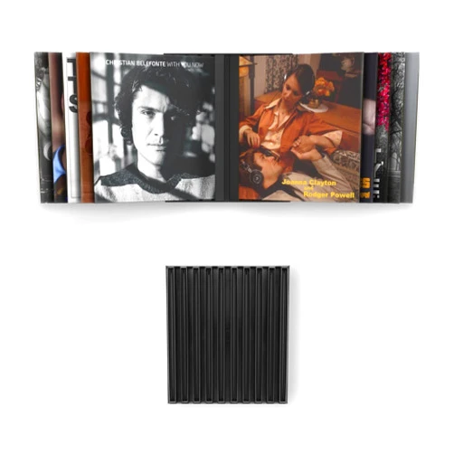 Koss Record Wall Rack, Vinyl Holder for Storage and Display, Expandable and Configurable to Fit Your Space, Black