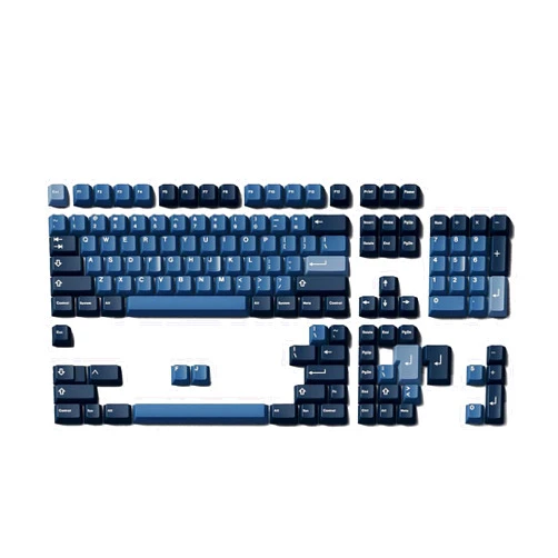 Space Cables GMK CYL Indigo Custom Mechanical Gaming Keyboard Keycap Set - 144-keys, Doubleshot, Cherry Profile, for 60%, 65%, TKL, 1800 Layouts, etc