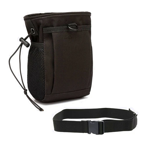 Goldhik Rock Climbing Chalk Bag, goldhik Bouldering Chalk Bags with Quick-Clip Belt and 3 Pockets, Great Equipment for Rock Climbing, Gym Training, Gymnastics, Weightlifting