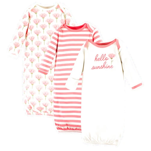Touched by Nature Unisex Baby Organic Cotton Gowns
