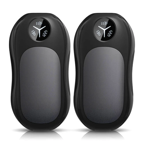 WHATOOK Hand Warmers Rechargeable 2 Pack: 6000mAh Portable Electric Hand Warmer, UL Certified, Magnetic Handwarmers, Reusable Pocket Heater, Golfing, Hunting, Camping, Outdoor Gifts for Men, Women