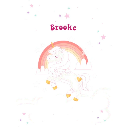 Percy Ramsey Brooke: Unicorn Notebook Personal Name Wide Lined Rule Paper | Notebook The Notebook For Writing Journal or Diary Women & Girls Gift for Birthday, For ... | 162 Pages Size 8.5x11inch | Matte Finish