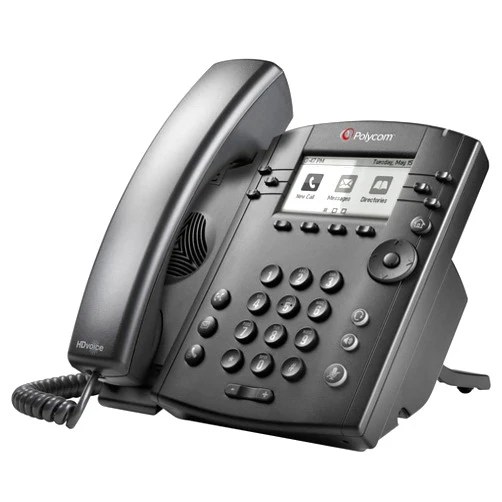 Polycom VVX 311 Corded Business Media Phone System - 6 Line PoE - 2200-48350-025 - Replaces VVX 310 (Renewed)