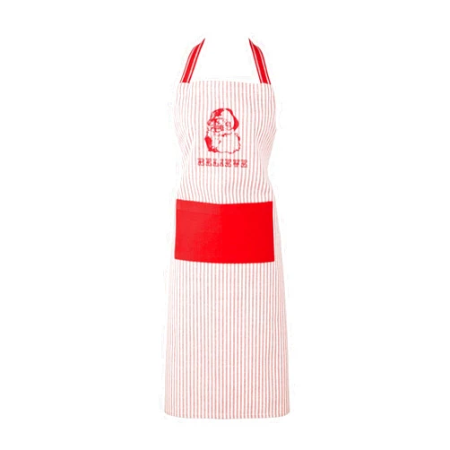 DII Unisex Kitchen Christmas Apron for Women & Men Adjustable Ties and Large Front Pockets