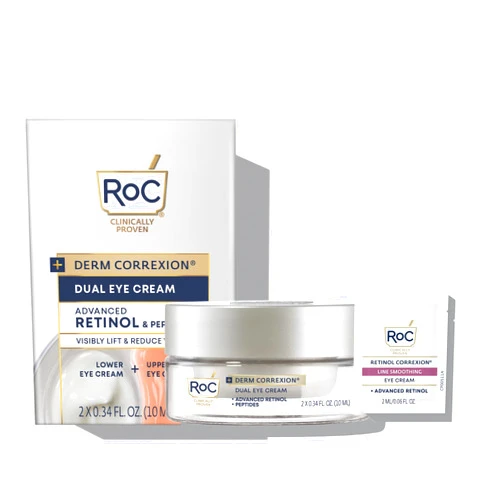 RoC DERM CORREXION DUAL EYE with Line Smoothing Eye Packette
