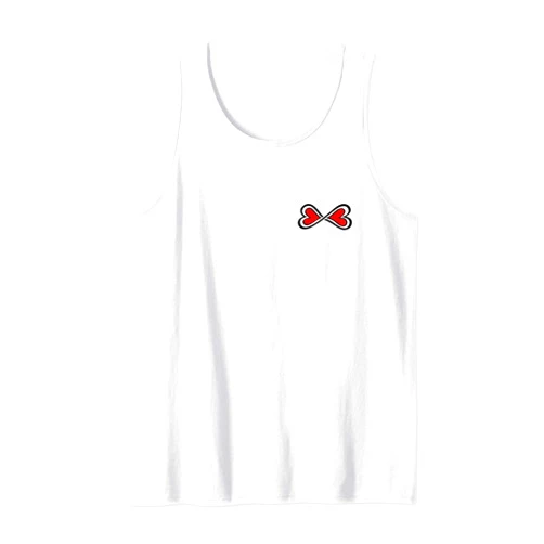 Love Symbols Art Gifts for Her and Him by yuma Valentines Day Heart I Love You Infinity Sign Couple Engaged Tank Top