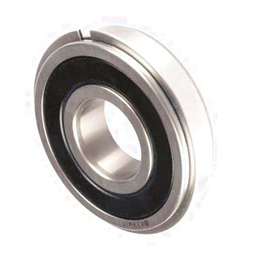 RDV BEARINGS TIMKEN 6200 2RS NR BALL BEARING, RUBBER SEALED + SNAP RING 10x30x9 mm