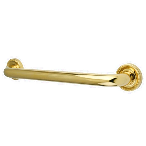 Kingston Brass DR914362 Designer Trimscape Camelon 36-Inch Grab Bar, Polished Brass