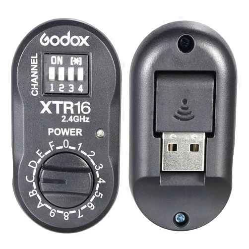 Godox XTR-16 2.4G Wireless X-system Remote Control Flash Receiver for X1C X1N XT-16 Transmitter Trigger Wistro AD360/DE/QT/DP/QS/GS/GT Series