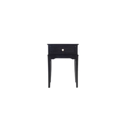 Safavieh Home Collection Opal Black 1-Drawer Accent Table ACC5719B, 0