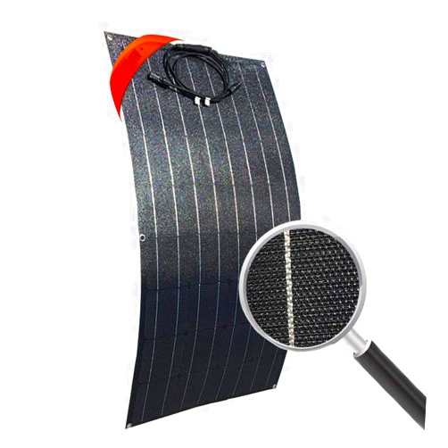 AUECOOR 100 Watt Flexible Solar Panel Bendable Solar Panel Waterproof Monocrystalline Solar Module for RV,Boat, Trailer,Shed,12V Battery Charging off grid