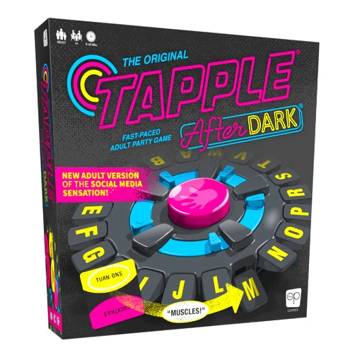 The Op Tapple: After Dark Word Game, Fast-Paced Board Game for Ages 17+, Pick a Category, Tap a Letter, Shout an Answer, and Race Against The Timer to be The Last Player, Great Party Game for 1+ players