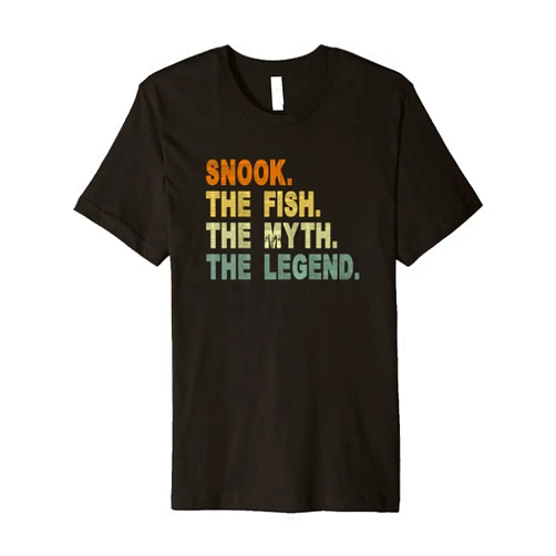 Snook Fishing Co. Vintage Snook Fishing Premium T-Shirt