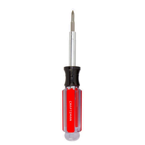 CRAFTSMAN Screwdriver Multi-Bit Set, 6 in 1, Acetate Handle (CMHT66052)