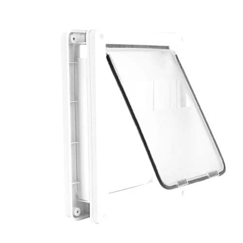 Lessmon Large Doggie Door with Magnetic Locking Panel for Home Security - Durable & Weatherproof 17x14 for Medium to Large Dogs, Cats, Pets. Easy to Install