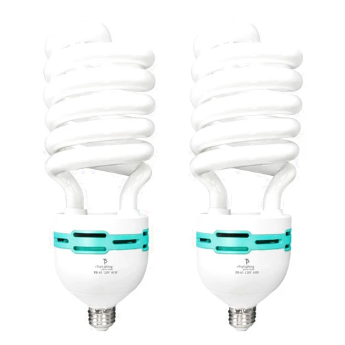 LS LIMO STUDIO LIMOSTUDIO LimoStudio [x2] Full Spectrum Light Bulb 85 Watt, 5500K Pure White Daylight Balanced CFL Light Bulb for Photography and Video Lighting, AGG3301