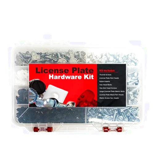 MICHIANA BATTERY 400 Piece License Plate Hardware Kit 50 of Each Screw Dealership Car Lot Starter Kit