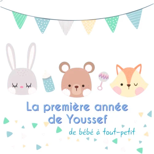 BabyMemories FR Publishing La première année de Youssef - de bébé à tout-petit: Album bébé à remplir pour la première année de vie - Album naissance garçon (French Edition)