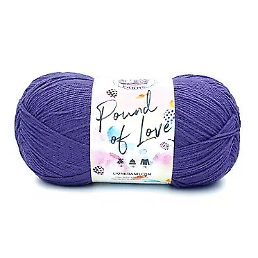 Lion Brand Yarn Pound of Love Yarn, Thistle