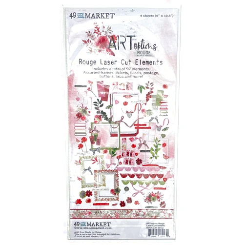 49 AND MARKET ARToptions Rouge Laser Cut Outs-Elements