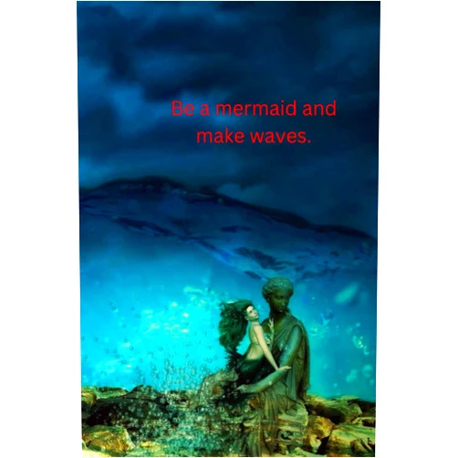 By Ms. Mary Stefan George (Author) Be a mermaid and make waves.: mermaid journal set /mermaid gift for girls/ Mermaid gifts