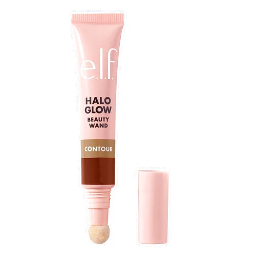 e.l.f. Halo Glow Contour Beauty Wand, Liquid Contour Wand For A Naturally Sculpted Look, Buildable Formula, Vegan & Cruelty-free, Tan/Deep
