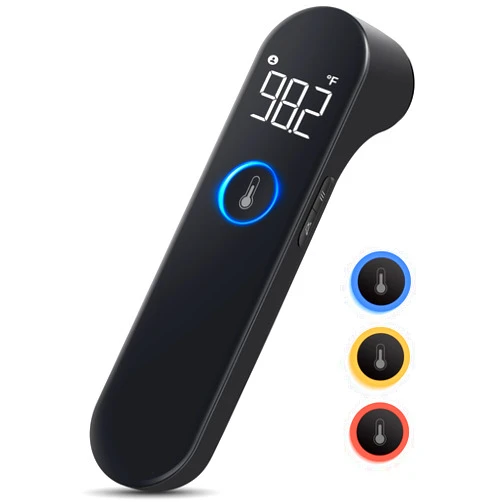 Viproud No-Touch Forehead Thermometer for Adults and Kids, Fast Accurate Baby Thermometer with Fever Alarm & Mute Mode, FSA HSA Eligible - Take Quick Temperature Easily