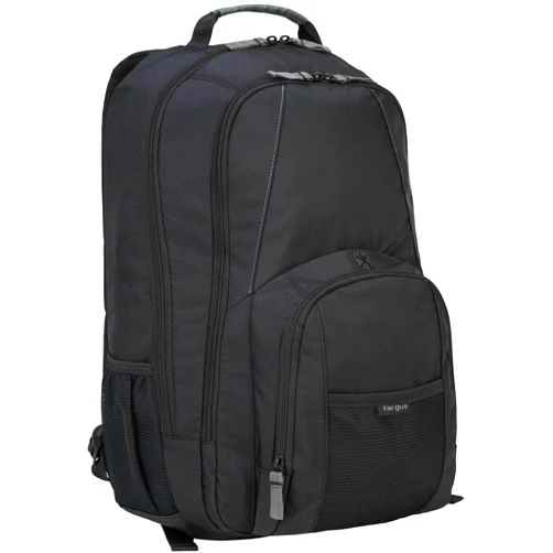 Targus Groove Laptop Backpack for Laptops up to 17-inches, Water Resistant Travel Backpack for Men and Women, Black (CVR617)