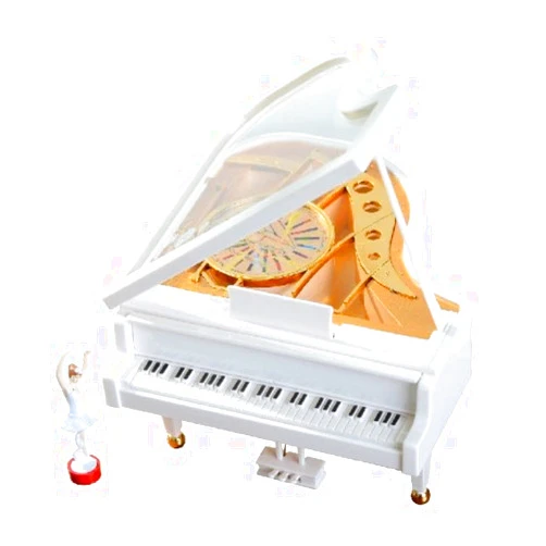 Alytimes Mechanical Classical Ballerina Girl Dancing On The Piano Music Box
