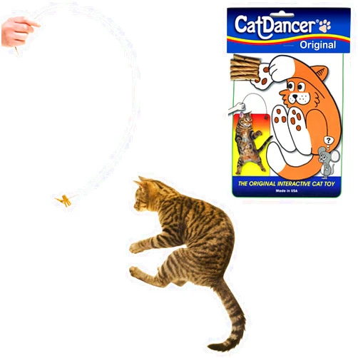 Cat Dancer Products 101 Interactive Cat Toy, Brown