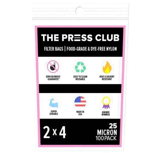 The Press Club 25 Micron | Premium Nylon Tea Filter Bags | 2