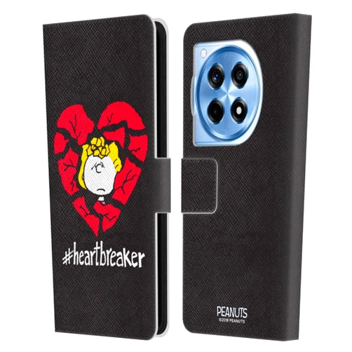 Head Case Designs Officially Licensed Peanuts Sally Brown Heartbreaker Sealed with A Kiss Leather Book Wallet Case Cover Compatible with OnePlus 12R