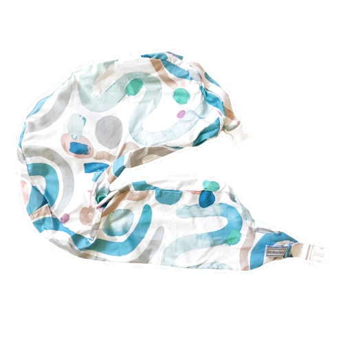 My Brest Friend Super Deluxe Nursing Pillow Cover - Slipcovers for Baby - Breathable Cotton, Adjustable Fit, Easy Care, Durable - Original Nursing Pillow Not Included, Modern Art