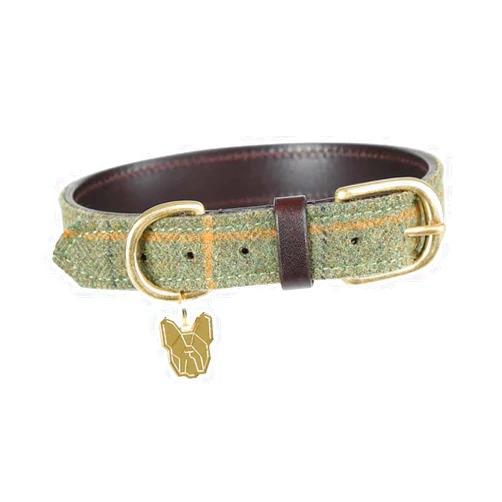 Shires Digby & Fox Tweed Dog Collar