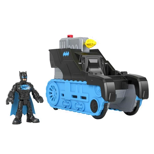 Fisher-Price Imaginext DC Super Friends Batman Toy Bat-Tech Tank Vehicle with Lights for Preschool Pretend Play Kids Ages 3+ Years